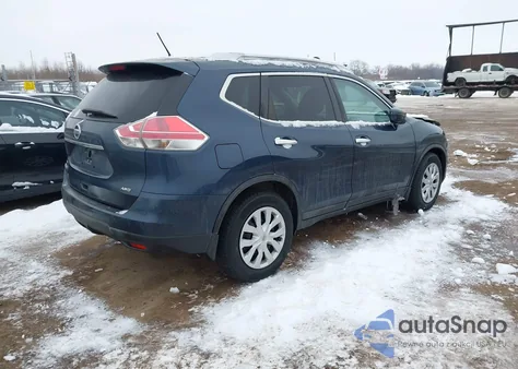 2016 Nissan Rogue S z USA, uszkodzony, nr VIN KNMAT2MV7GP707532